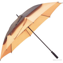 Abra as camadas duplas do guarda-chuva reto (BD-18)